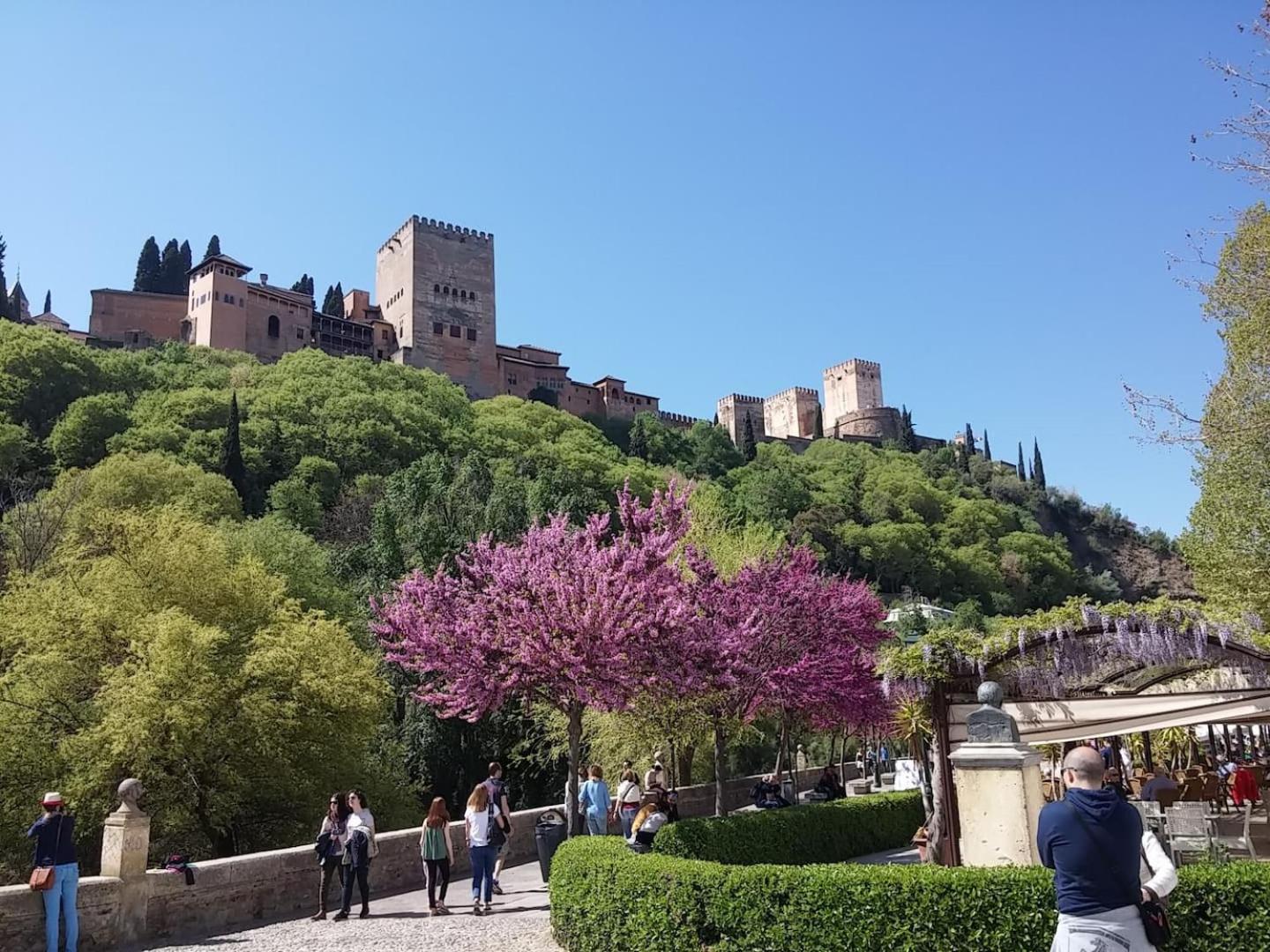 Apartamento Charming Albaicin Patio Flat Free Onsite Parking Granada Exterior foto